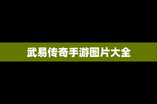 武易传奇手游图片大全