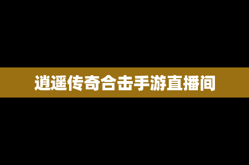 逍遥传奇合击手游直播间
